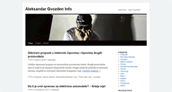 Desktop Screenshot of gvozden.info